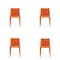 Manhattan Comfort Paris Dining Chair in Coral, PK4 2-DC032-CO - alternate 1